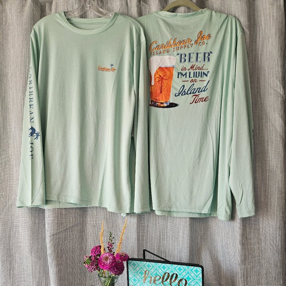 Caribean Joe Beer In Mind Long Sleeve Mens L